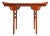 Simple Wing Console Table With Cloud Apron Design For Sale