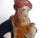 Ceramic 19th-Century Antique Staffordshire Figurine of a Man in a Blue Coat and Turban For Sale - Image 7 of 10