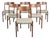 Mid 20th Century Set of Six Teak Dining Chairs by Glyngøre Stølefabrik For Sale