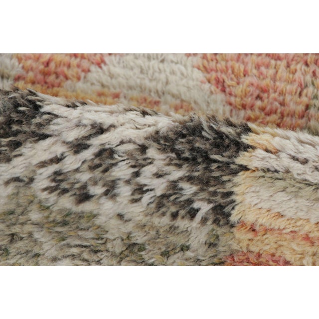 Vintage Swedish Rya Rug, Pictorial Folk Motifs & Geometric Borders - Rug & Kilim For Sale In New York - Image 6 of 8