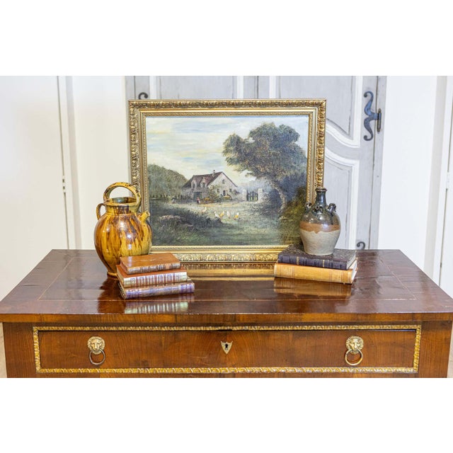19th Century 19th Century Italian Empire Desk For Sale - Image 5 of 16