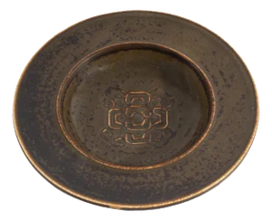 Valdemar Petersen Bing and Grondahl Solfatara Stoneware Dish