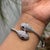 Luxury Double Headed Serpentine Cz Bangle in Sterling Silver by Carat&Her For Sale - Image 9 of 13