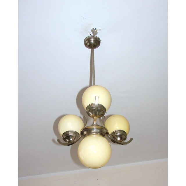 Art Deco Chandelier, 1920s For Sale - Image 9 of 18