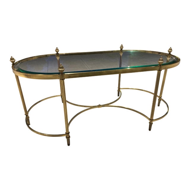 Manner of Jansen Coffee Table in Maison Baguès For Sale