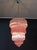 Murano Glass Chandelier with 112 Pink Quadriedri, 1990s For Sale - Image 9 of 18