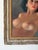 Brown 1960’s Vintage Female Nude Portrait Oil Painting on Canvas – Framed For Sale - Image 8 of 12