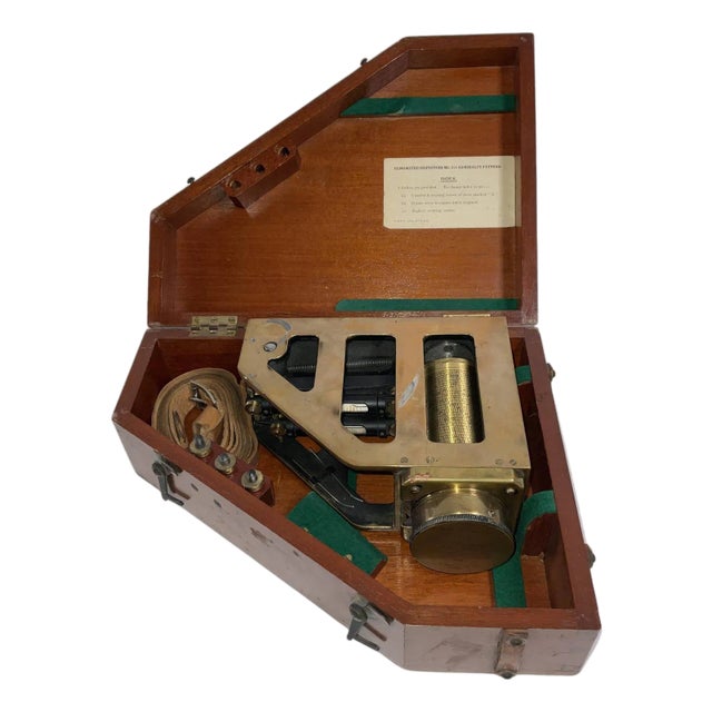 British Admiralty Pattern Clinometer Inspectors Level For Sale
