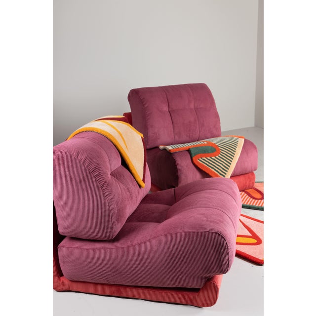 L2C Lounge Chairs by Guido Faleschini for Mariani, 1970s, Set of 2 For Sale - Image 5 of 13