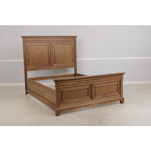 Arts & Crafts Stickley Arts & Crafts Queen Size Panel Bed For Sale - Image 3 of 18