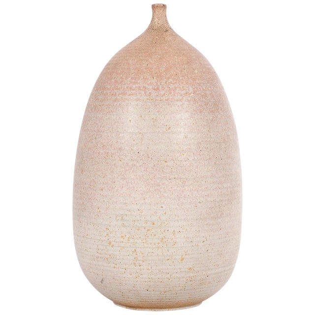 Clyde Burt Ombre Ceramic Vase For Sale