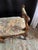 Wood Late 20th Century Louis XV Style Carved Wood Window Bench in Leopard & Floral Tapestry For Sale - Image 7 of 12