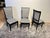 High Back Black Lacquered Dining Chairs, Set of 6 For Sale - Image 15 of 18