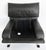 1980s Giovanni Offredi Saporiti Italia Onda Wave Chair, Black Leather, Chrome For Sale - Image 10 of 16