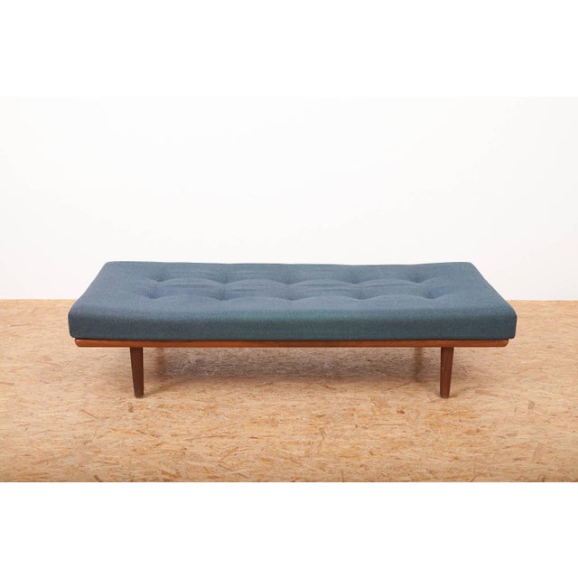 Vintage Daybed with Teak Frame by Hans J. Wegner for Getama, 1956, in Good conditions. Designed 1950 to 1959 I have...
