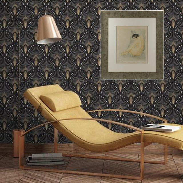 Female Nude Study Watercolor Drawing by Rotislaw Racoff, Circa 1940 For Sale - Image 13 of 14