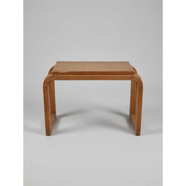 Oak Stool by Osvaldo Borsani, 1940s, in Good conditions. Designed 1920 to 1949 This piece is attributed to the mentioned...