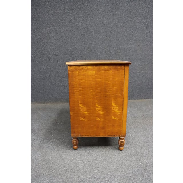 Councill Tiger Maple Chest For Sale - Image 12 of 12
