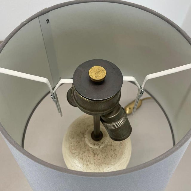 Large Travertine & Marble Table Light in the style of Fratelli Mannelli, Italy, 1970s For Sale - Image 9 of 18