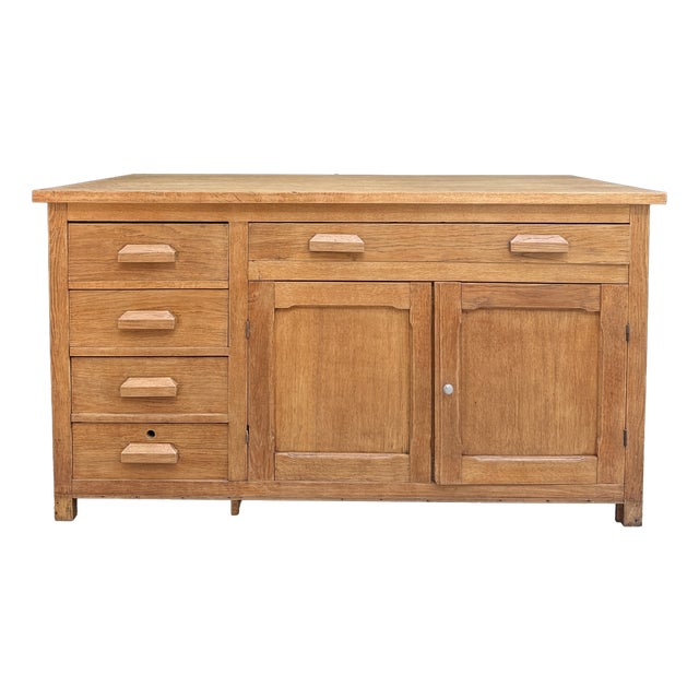 Oak Island Workbench, 1950s For Sale