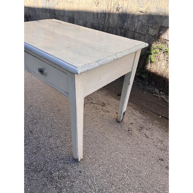 Worktable with Front Drawers, 1900 For Sale - Image 6 of 9