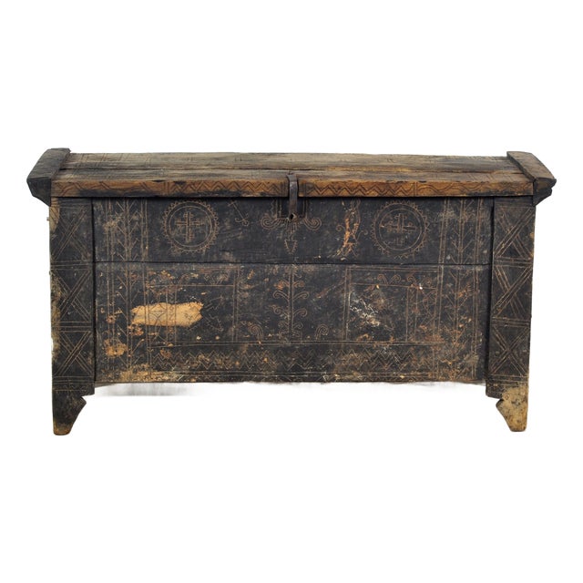 Antique Shepherd's Chest, 1820s For Sale