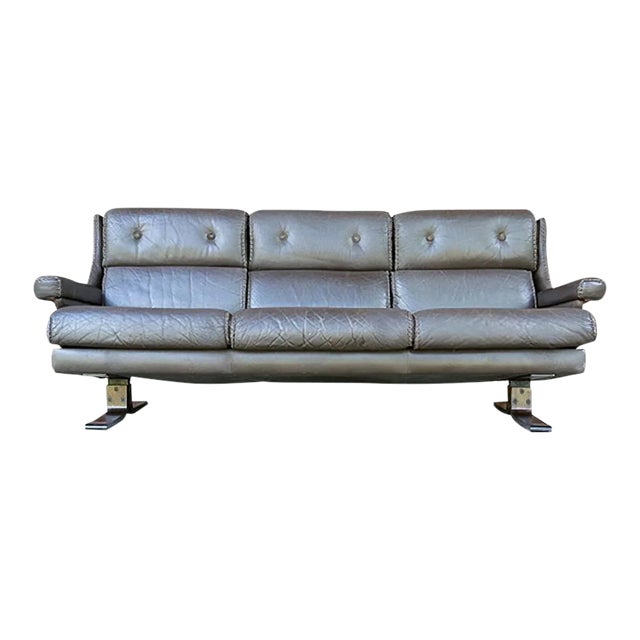 Swedish 3-Seat Sofa by Arne Norell, 1970s For Sale