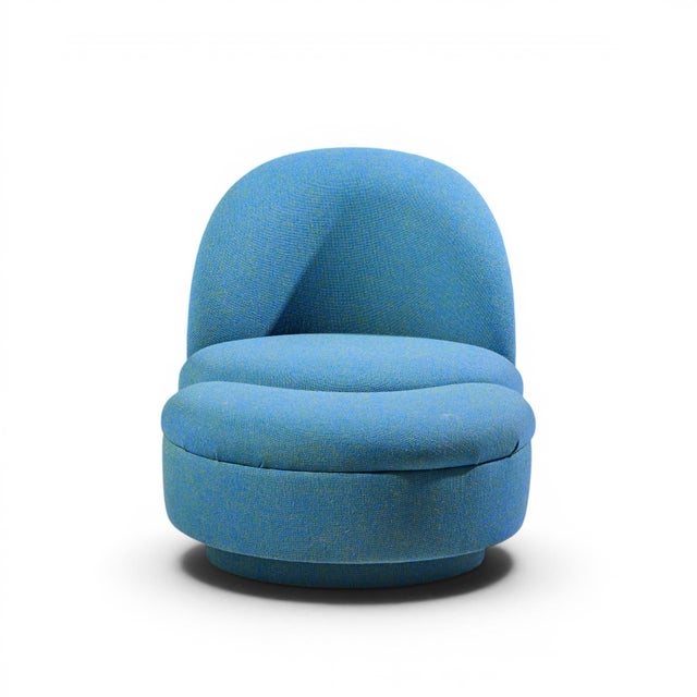 Thomas Bille Lounge Chair with Ottoman The chair measures: 30 wide x 30 deep x 31.5 high, with a seat height of 15.5...