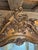 Vintage French Rococo Copper-Gilt Bow Front Tall Curio Cabinet With Mirrored Back For Sale In Philadelphia - Image 6 of 11