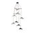 Emily V6 Group Hanging Lamp from Moss For Sale