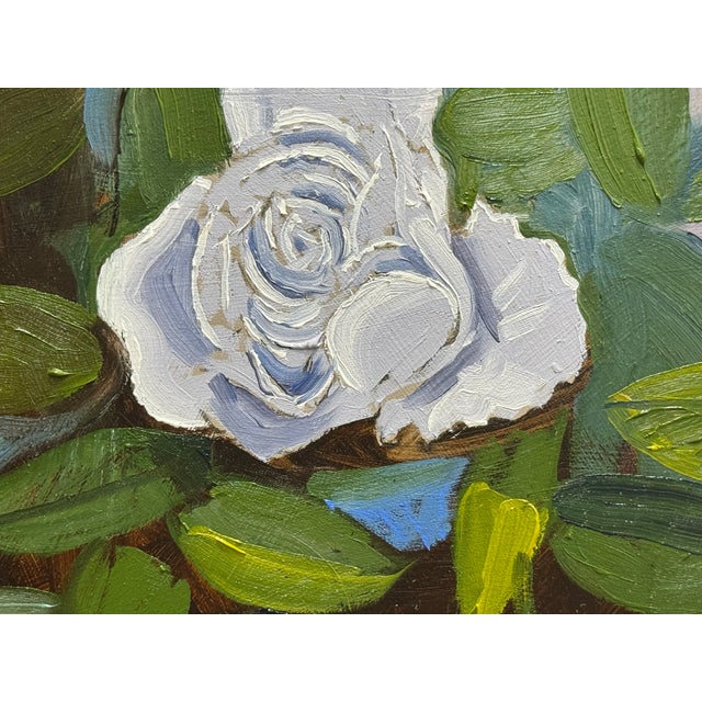 A Delicate Cluster Impressionist Oil Painting For Sale - Image 4 of 7