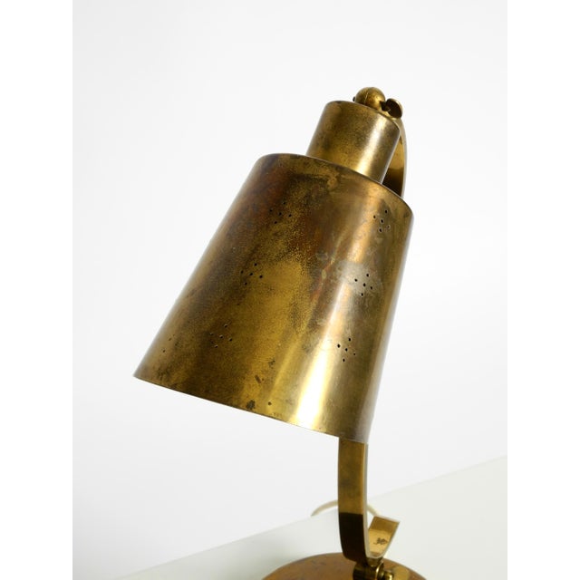 Large Mid-Century Modern Brass Table Lamp, 1950s For Sale - Image 14 of 18