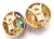 1990s Verdura Fulco Color Stone Black Enamel Yellow Gold Earrings, Pair For Sale In Philadelphia - Image 6 of 11