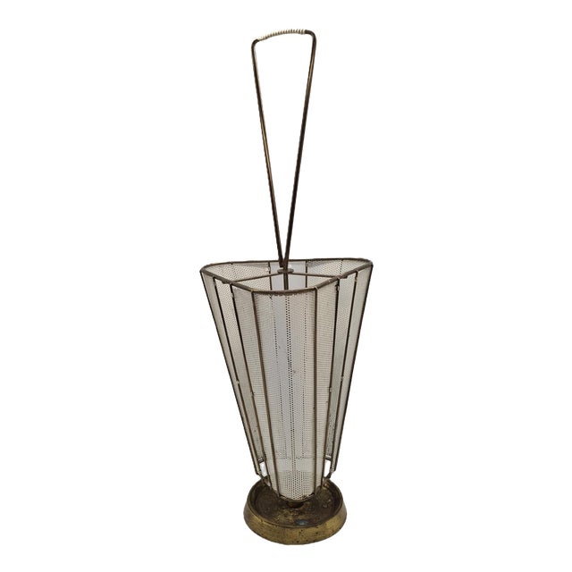 Umbrella Stand in the style of Mathieu Matégot, France, 1950s For Sale