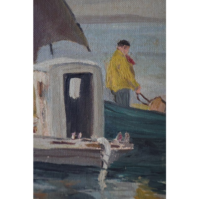 Vintage R. G. Duncan Signed “Astor” Sailboat Seascape Original Oil on Board—Framed For Sale - Image 11 of 18