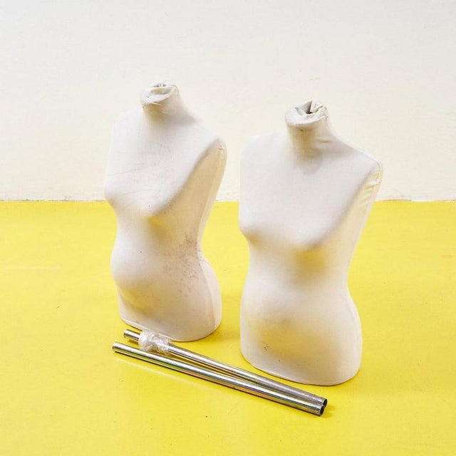 1960s Vintage Fiberglass Dressmakers Mannequins, Set of 2 For Sale - Image 5 of 5