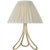 Transitional AERIN by Visual Comfort Signature Jeanne 13" Cordless Accent Lamp in Gild with Silk Pleated Shade For Sale - Image 3 of 3