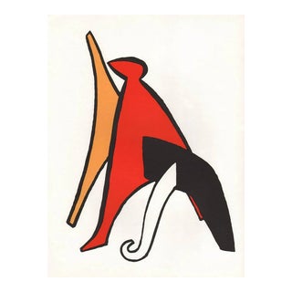 1963 Calder Lithograph Dm02141 Derriere Le Miroir For Sale