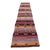 1970s Rustic Style Hand Knotted Stripe Design Oushak Kilim Runner Rug For Sale