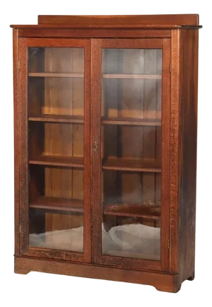 Arts & Crafts Larkin Oak 2-Door Bookcase C1920