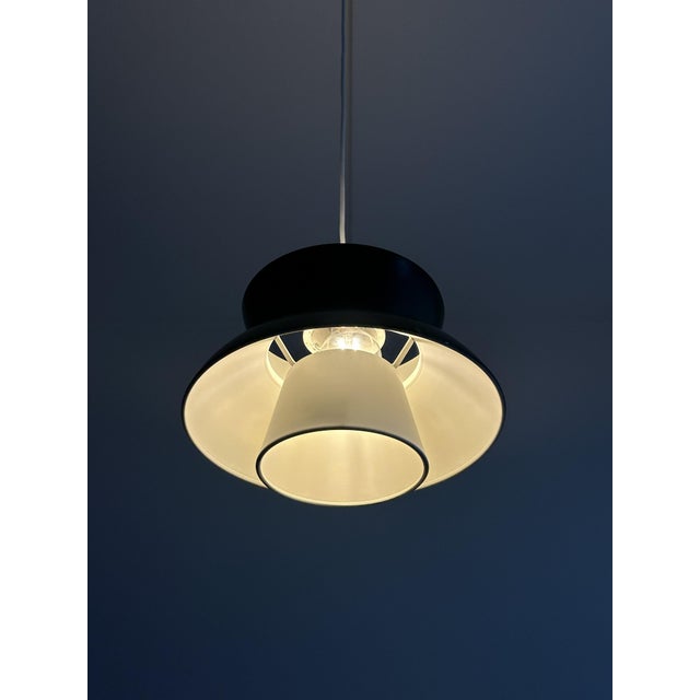 1960s Doo-Wop Pendant Lamp attributed to Jørn Utzon for Louis Poulsen, 1960s For Sale - Image 5 of 11