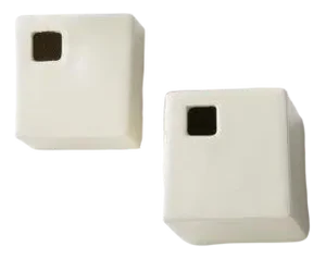 Set of 2 Wall Jars Front Hole