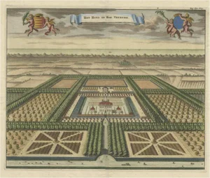 Smallegange, The West-Souburg Estate, Vlissingen in The Dutch Province of Zeeland, 1696, Print