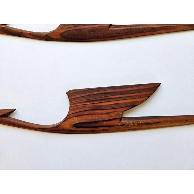 Mid-Century Wooden Wall Sculptures of Birds, 1960s For Sale - Image 6 of 16