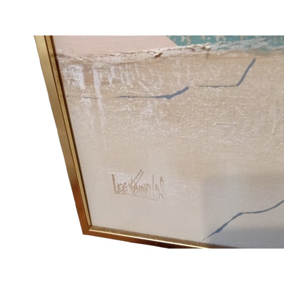 1970s Lee Reynolds Southwestern Large Painting For Sale In Dallas - Image 6 of 6