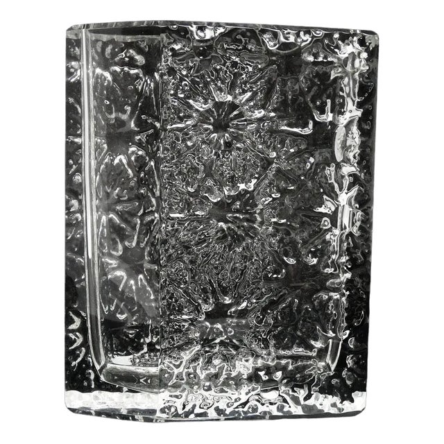 Postmodern Vase by Václav Hanuš for Desná Glassworks, Former Czechoslovakia, 1970s For Sale