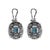 Contemporary 5.22ctt Oval Emerald & Diamond Drop Necklace 18-Karat White Gold For Sale - Image 3 of 3