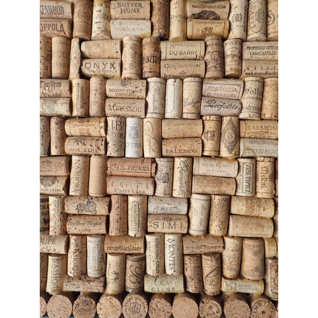 Sea Shells & Wine Bottle Corks Craft Panel For Sale - Image 4 of 5