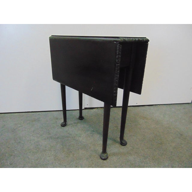 19th Century Queen Anne Dropleaf Table For Sale - Image 4 of 9