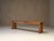 1960s bench a design aesthetic inspired by the timeless work of Charlotte Perriand and Pierre Chapo.